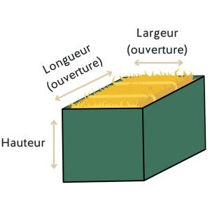 Custom-made hay net - Square bales