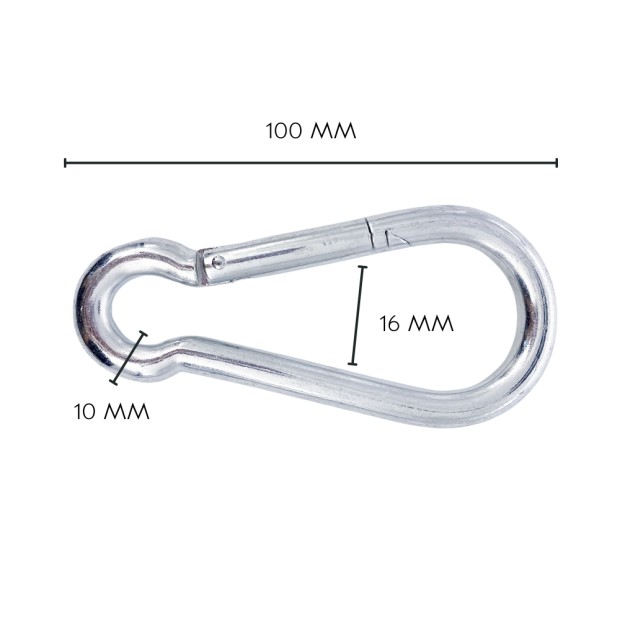 Snap hook - Galvanised steel