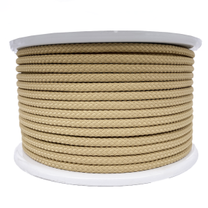 Polyester thermofixed braided rope