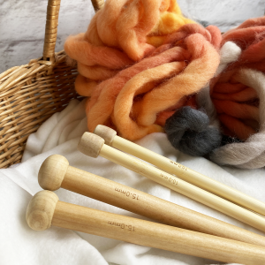 Bamboo knitting needles