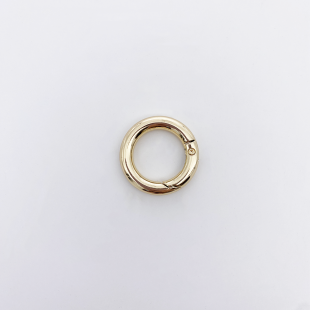 Mousqueton rond en métal, 3 pièces, gâchette à ressort, anneau ouvert ovale  pour anneau de boucle, anneau rond - AliExpress