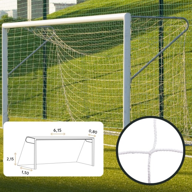 Football goal 8 net - Set of 2