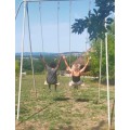 Wooden swing