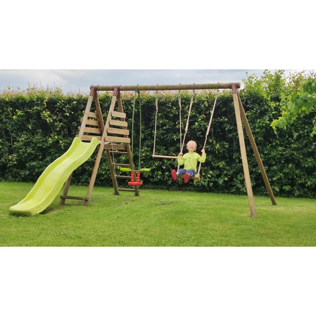 Wooden swing