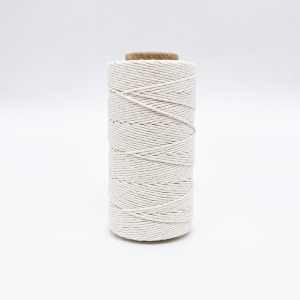 Polished cotton twine