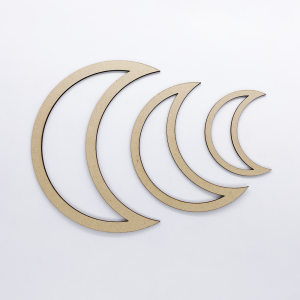 Wooden moon - Set of 3