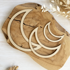 Wooden moon - Set of 3