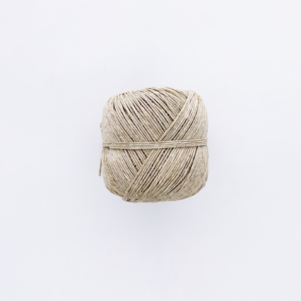 Polished linen twine