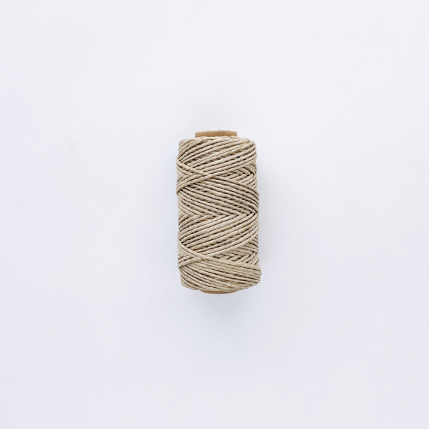 Polished linen twine