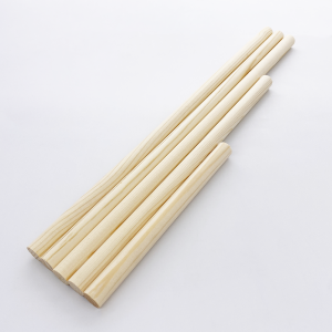 Macramé polished wooden stick -  Set of 5