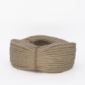 Natural hemp rope 26mm visible fibers rustic look crown 100m