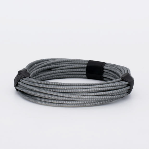 Câble acier 5mm avec gaine PVC - au mètre - La Fabrique à Filets