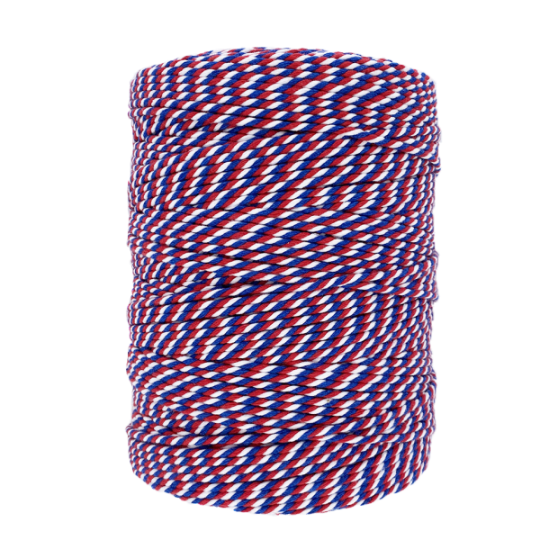 Tricolor cotton rope