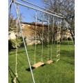 Wooden rope ladder