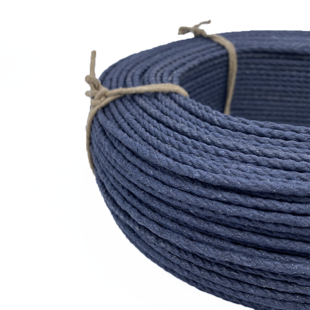 Coloured hemp rope