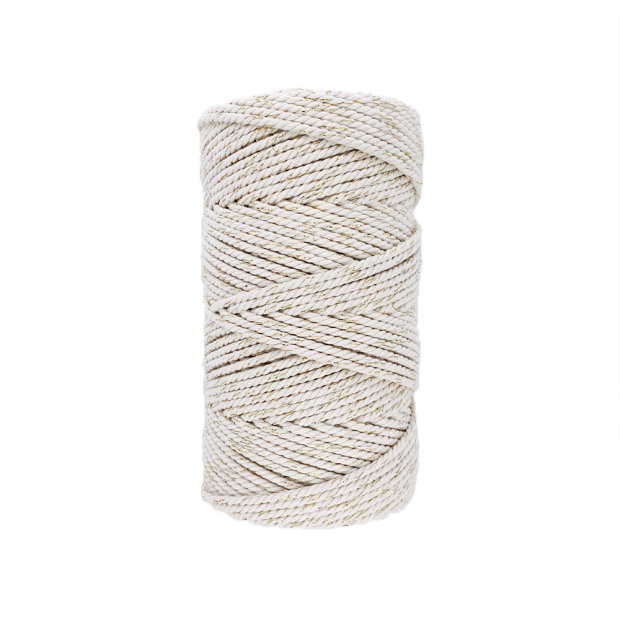 Macrame cotton rope - Recycled