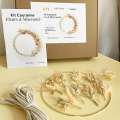 Bali crown kit - Macrame dried flowers