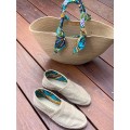 Semelle espadrilles jute et caoutchouc