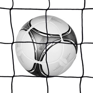 Football ball stop net