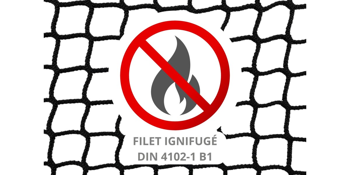 Flame retardant net