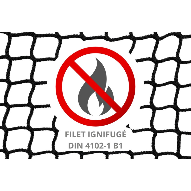 Flame retardant net